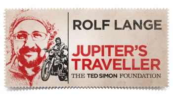 Siegel Rolf Lange Jupiter's Traveller der Ted Simon Foundation